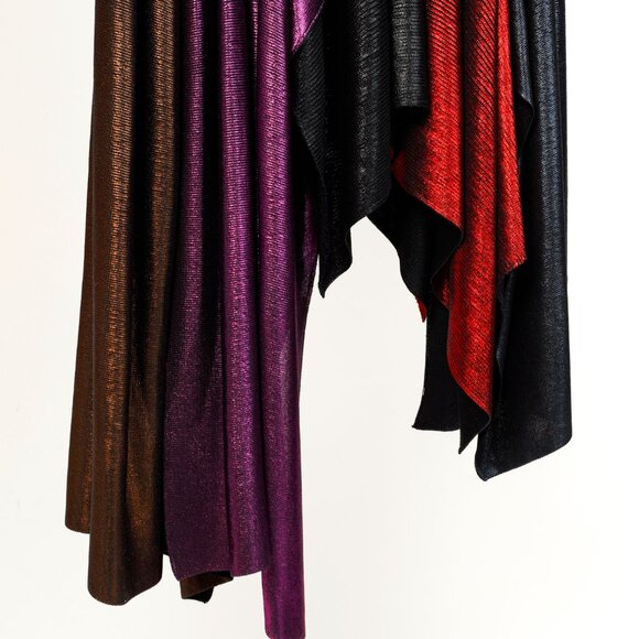 Christopher Kane AW/17 Runway Multicoloured Metallic Pleated Maxi Skirt - Picture 9 of 13